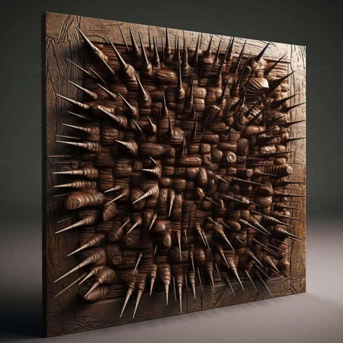 Patterns and decorations (stl inch nails 3, PATTERN_967) 3D models for cnc